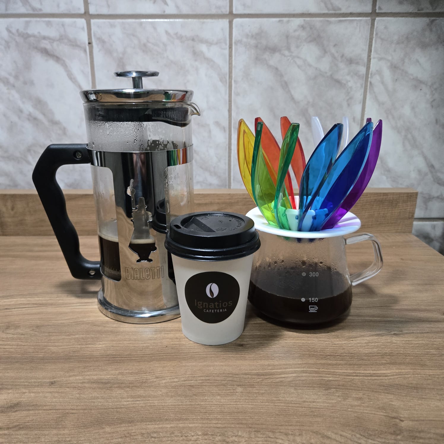 Preparo de café especial na Ignatios Cafeteria